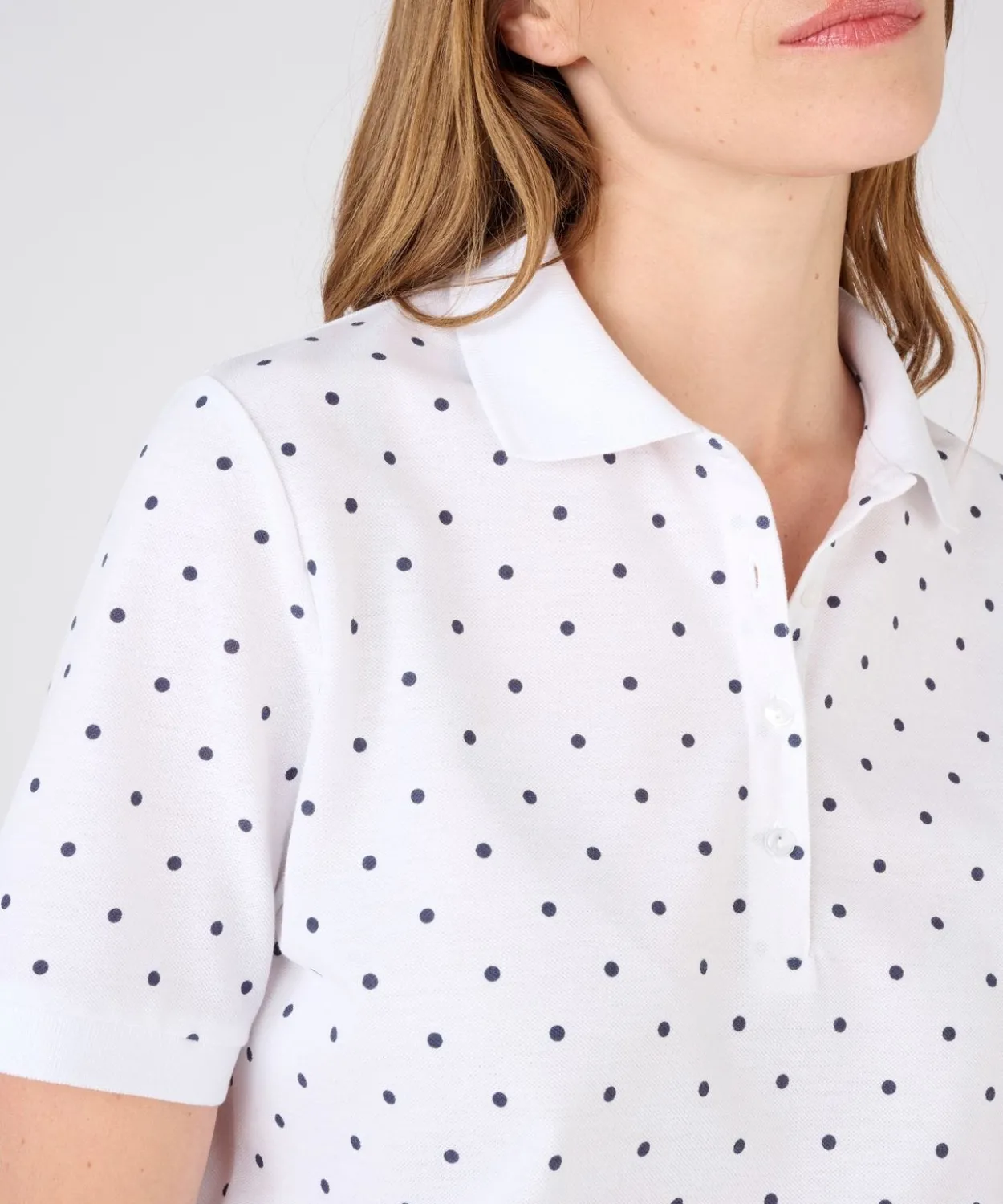 Polo maille piquée