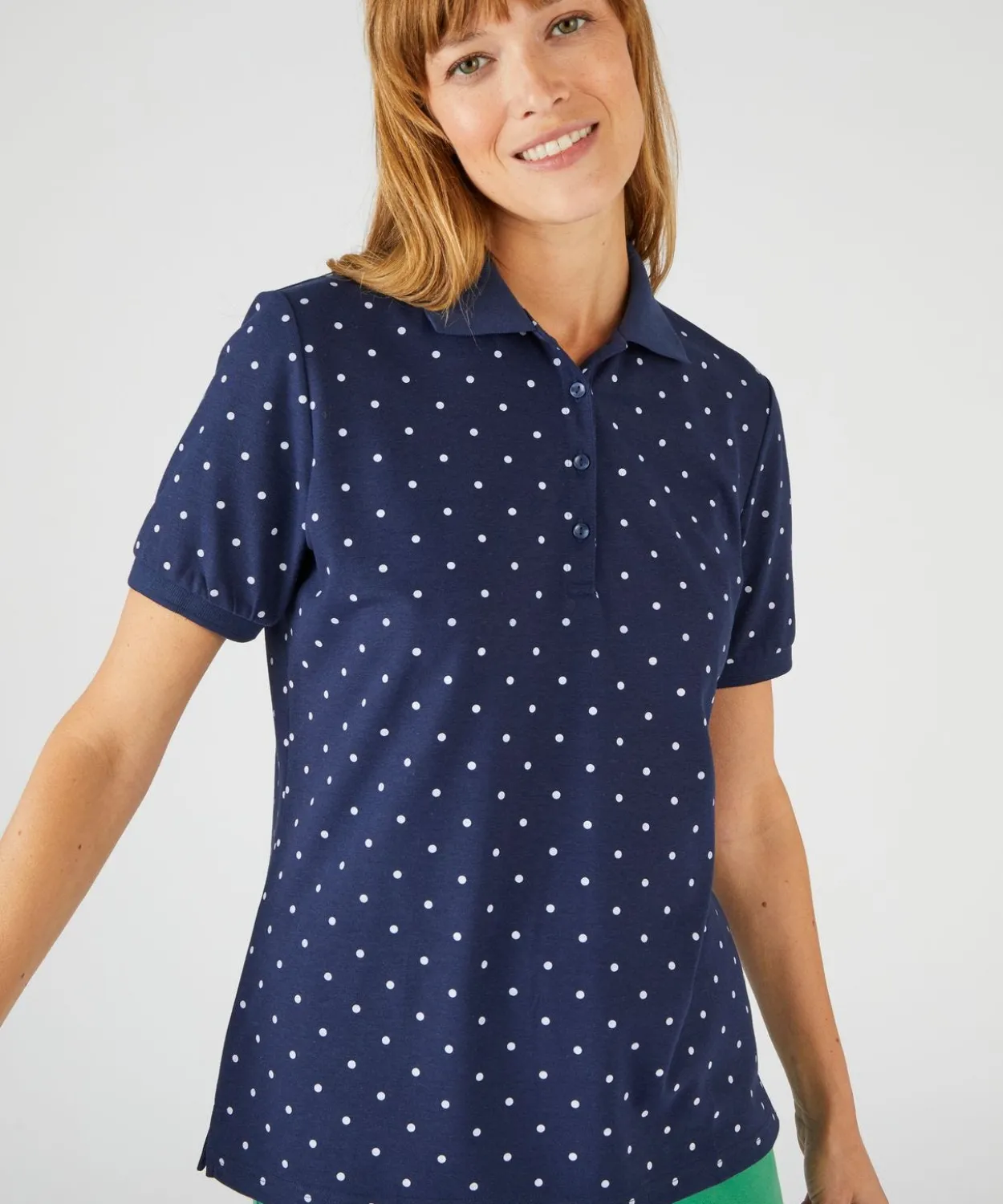 Polo maille piquée