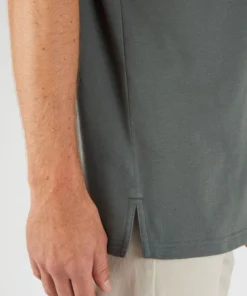 Polo manches courtes à col zippé Climatyl