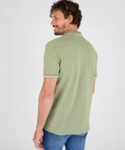 Polo manches courtes en maille piquée