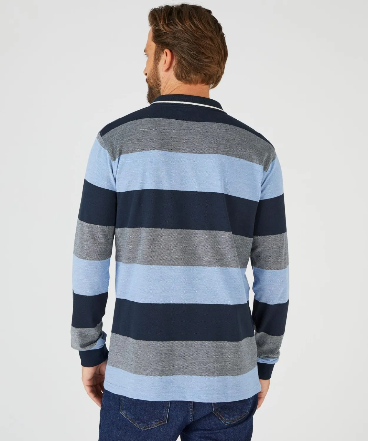 Polo mélange coton