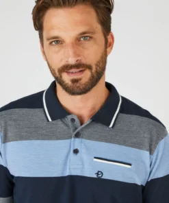 Polo mélange coton