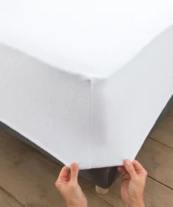 Protège-matelas molleton pur coton doux, 3 dimensions