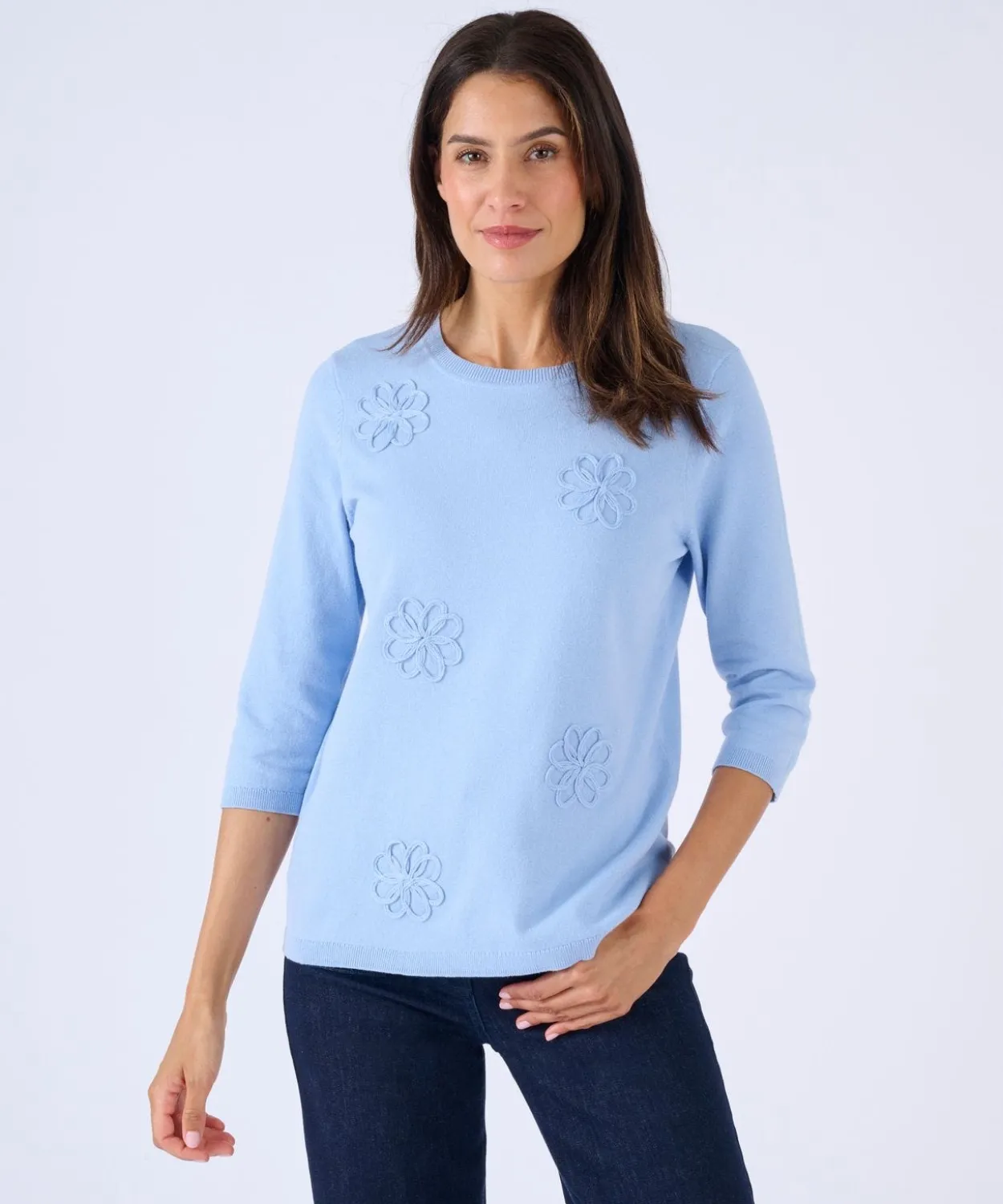 Pull brodé