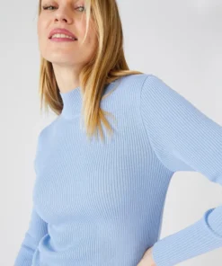 Pull-chaussette col montant 50% laine mérinos