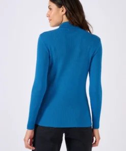 Pull-chaussette col montant 50% laine mérinos