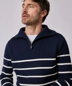 Pull col camionneur zippé