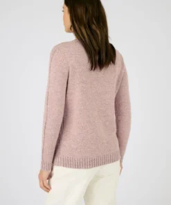 Pull col rond maille chinée Thermolactyl