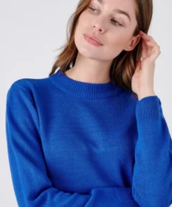 Pull col rond maille jersey