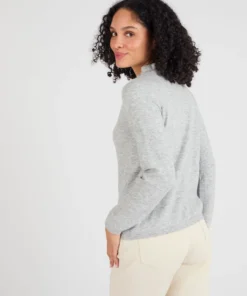 Pull col à volant mélange laine Thermolactyl