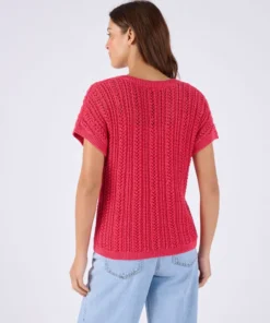 Pull à côtes fantaisie