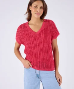 Pull à côtes fantaisie