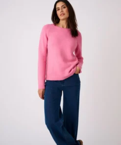 Pull fantaisie côtelée