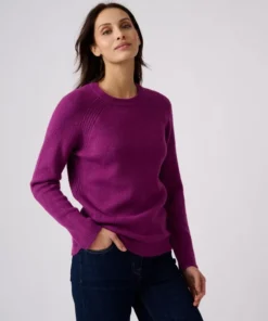 Pull fantaisie côtelée