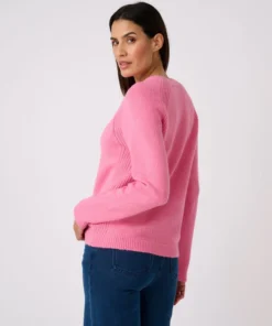 Pull fantaisie côtelée