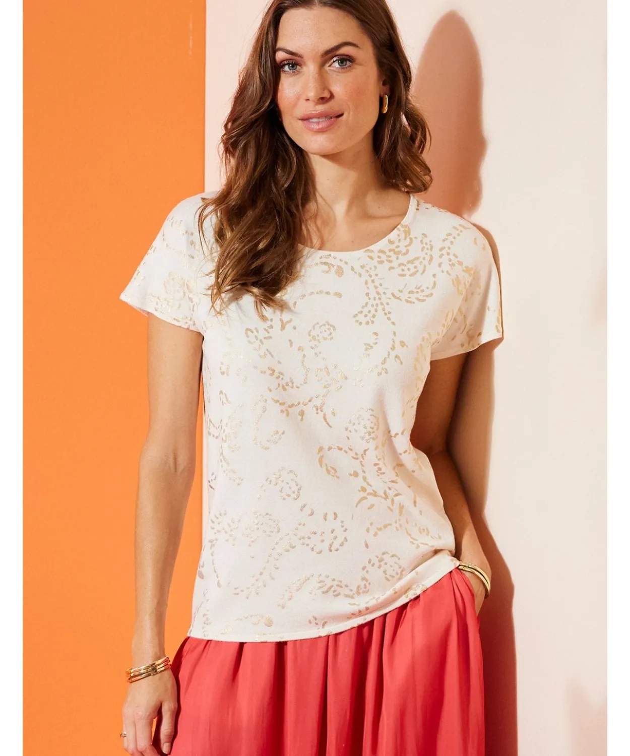 Pull impression brillante