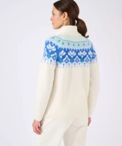 Pull jacquard col roulé Thermolactyl