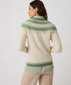 Pull jacquard et fils brillants Thermolactyl