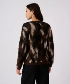 Pull jacquard motif animalier Thermolactyl