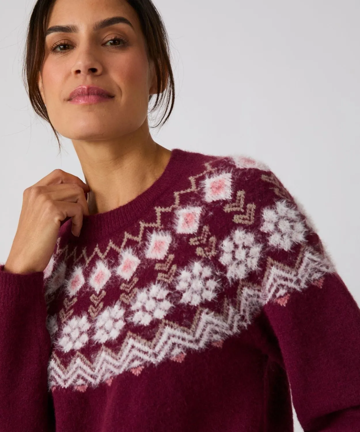 Pull jacquard Thermolactyl