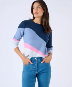 Pull jeu de couleurs