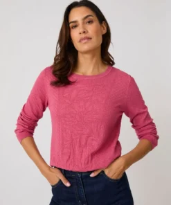 Pull jeu de maille fantaisie