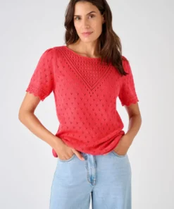 Pull jeu de maille fantaisie