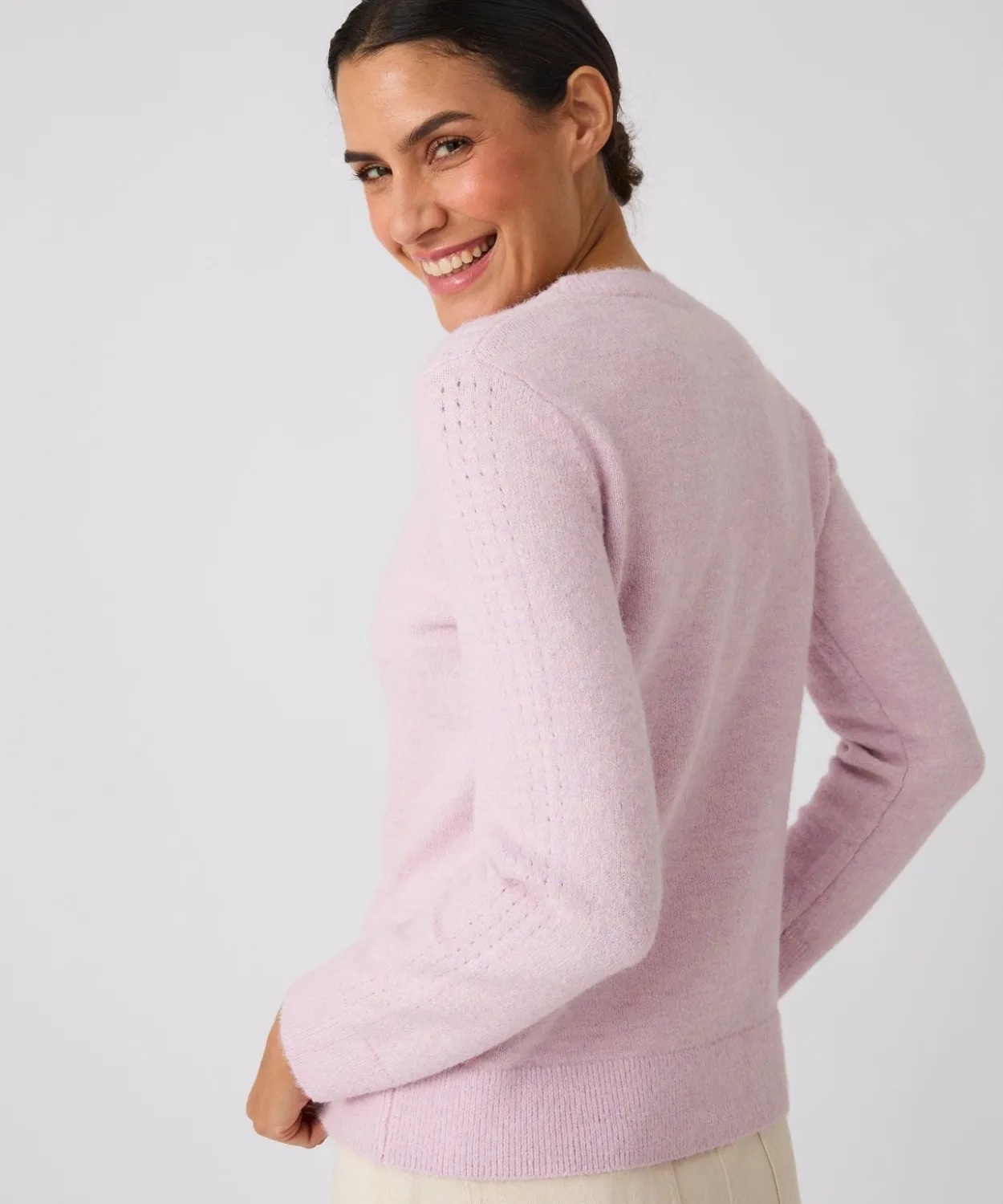Pull jeu de maille fantaisie Thermolactyl