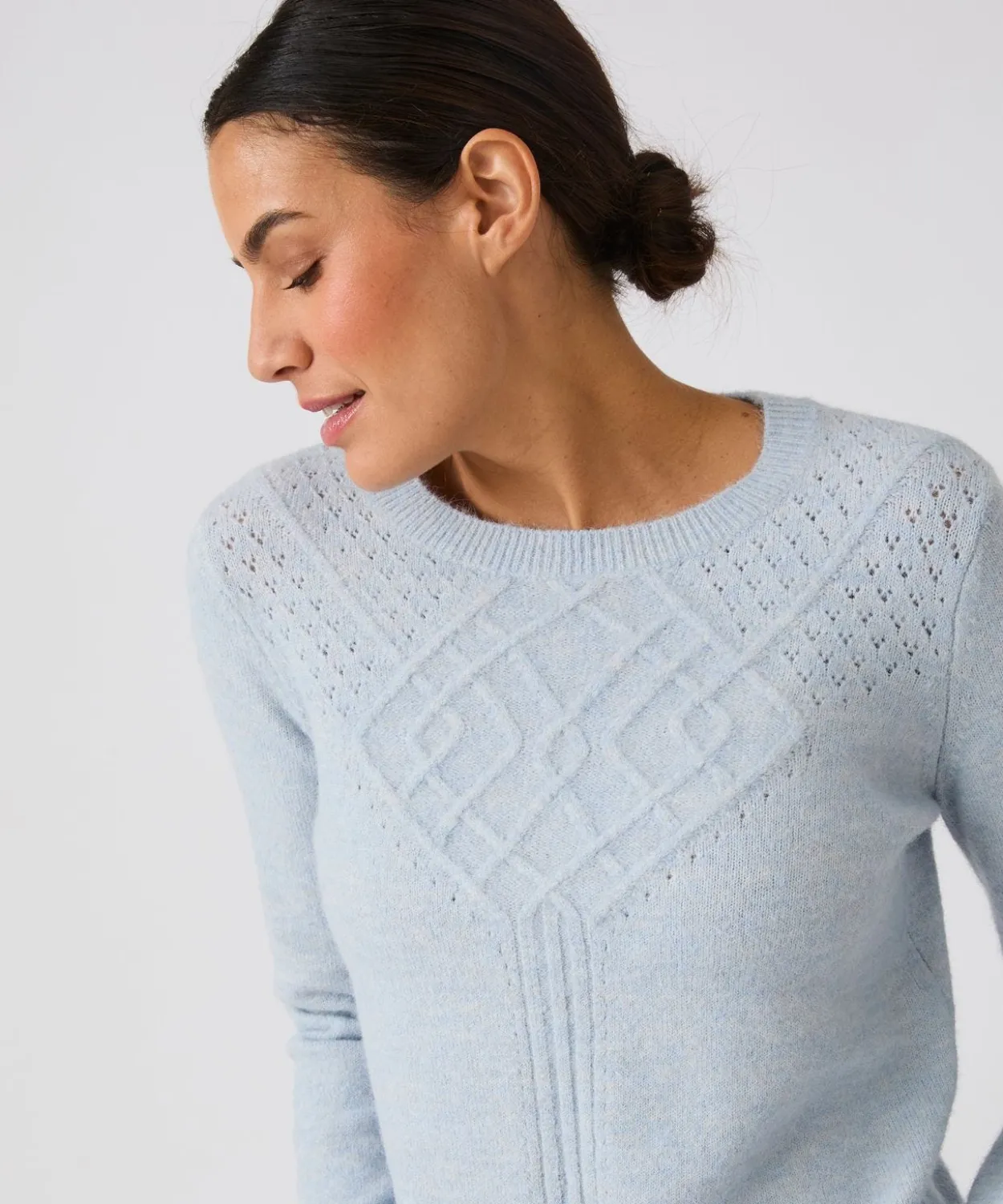 Pull jeu de maille fantaisie Thermolactyl