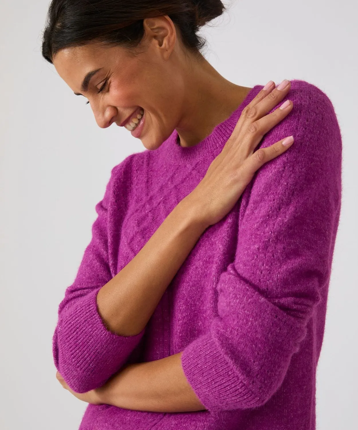 Pull jeu de maille fantaisie Thermolactyl