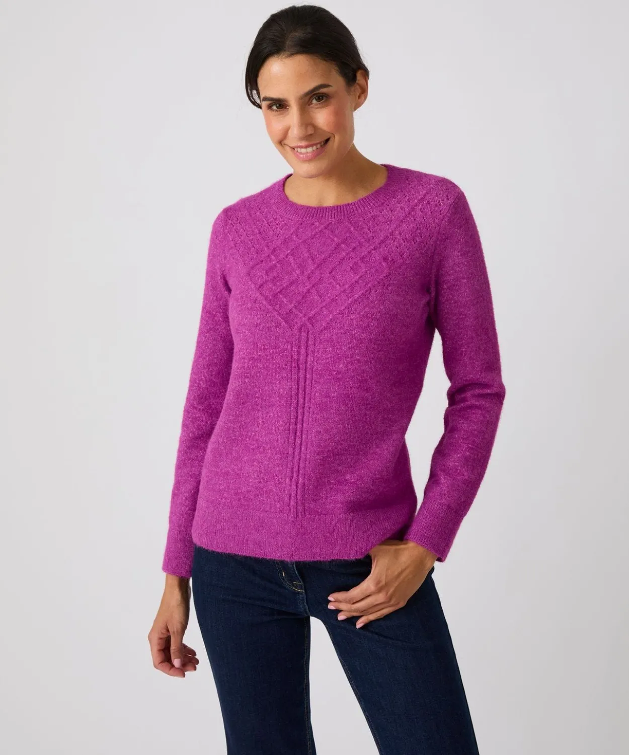 Pull jeu de maille fantaisie Thermolactyl