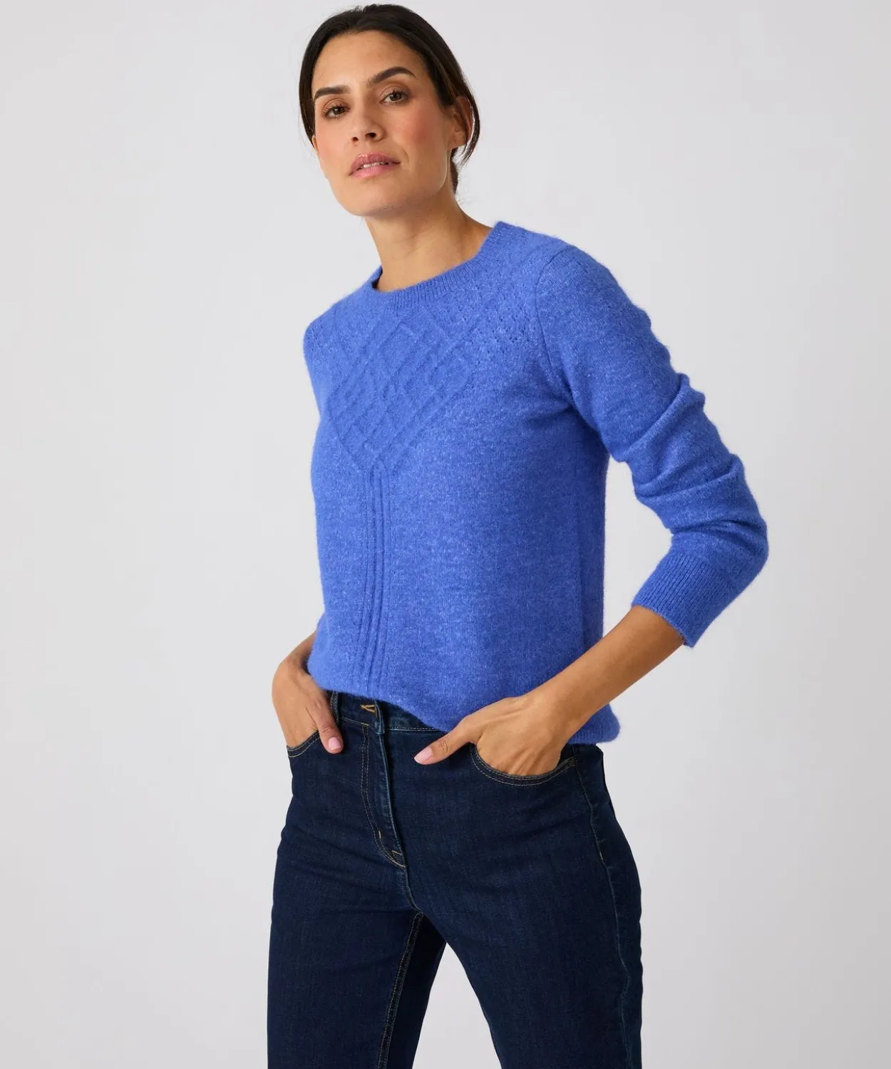 Pull jeu de maille fantaisie Thermolactyl