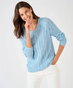 Pull maille ajourée
