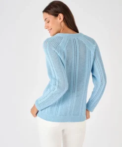 Pull maille ajourée