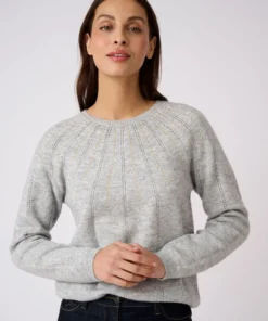 Pull maille ajourée et strass Thermolactyl
