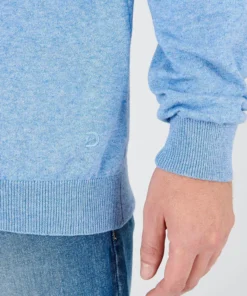 Pull maille coton mélangé