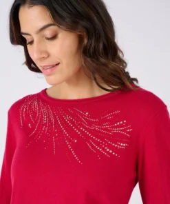 Pull maille fine à clous