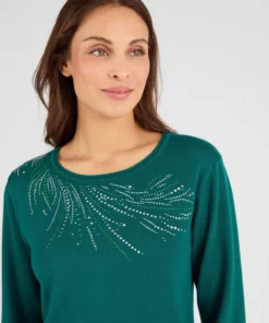 Pull maille fine à clous