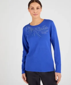 Pull maille fine à clous