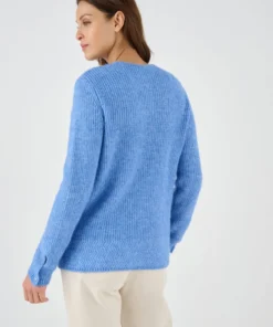 Pull maille perlée mélange alpaga