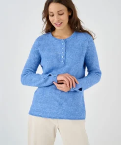 Pull maille perlée mélange alpaga