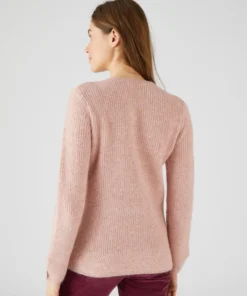 Pull maille perlée mélange alpaga