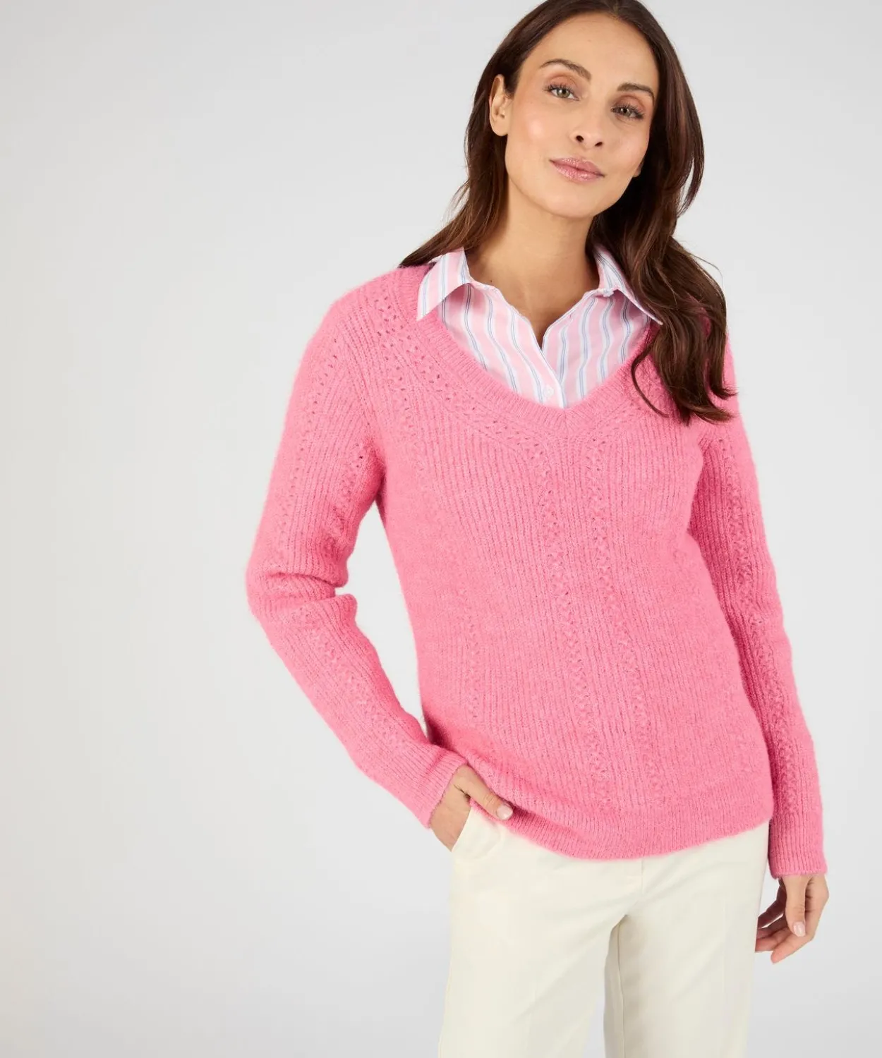 Pull maille perlée Thermolactyl