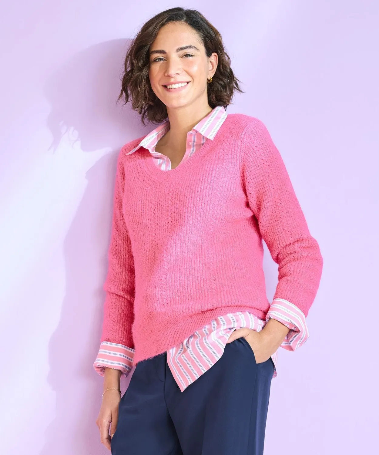 Pull maille perlée Thermolactyl