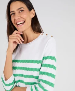 Pull marinière rayures fantaisie