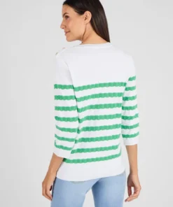 Pull marinière rayures fantaisie