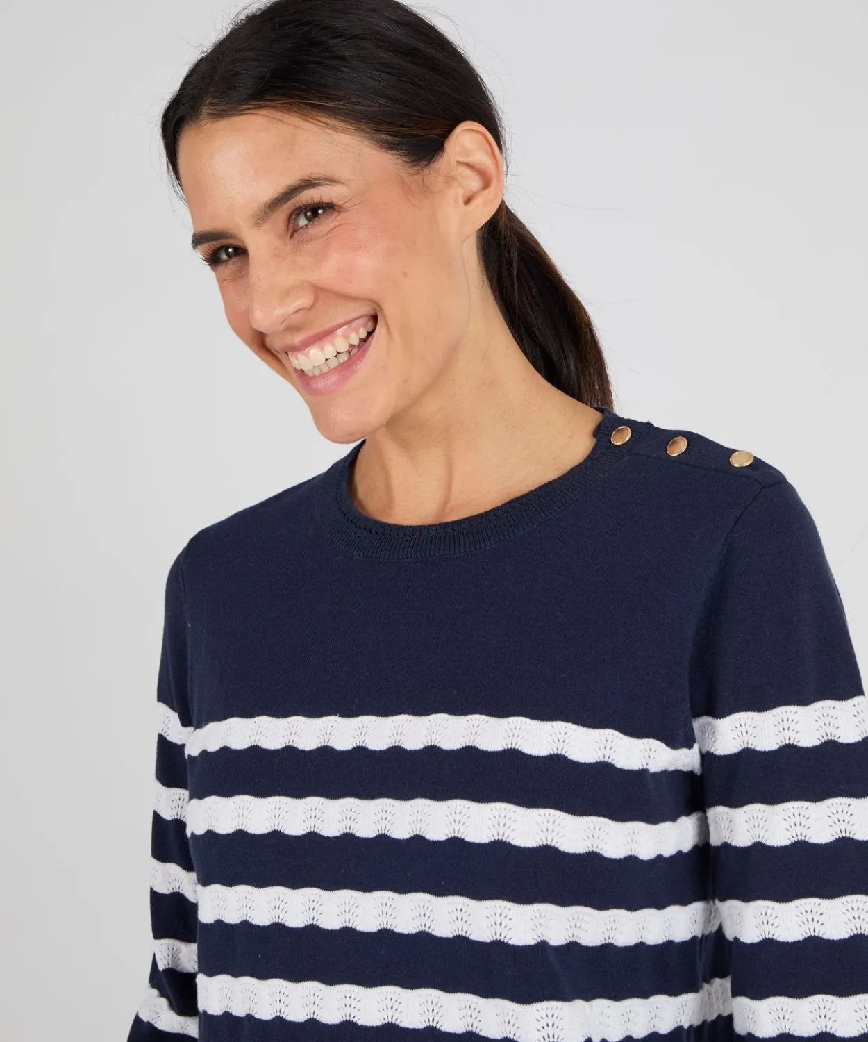 Pull marinière rayures fantaisie