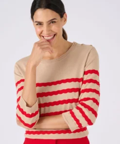 Pull marinière rayures fantaisie