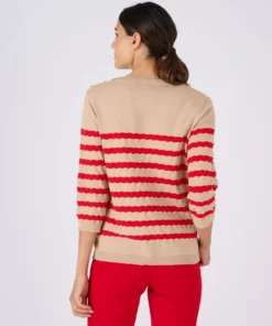 Pull marinière rayures fantaisie