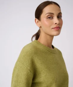 Pull mélange laine et alpaga manches larges